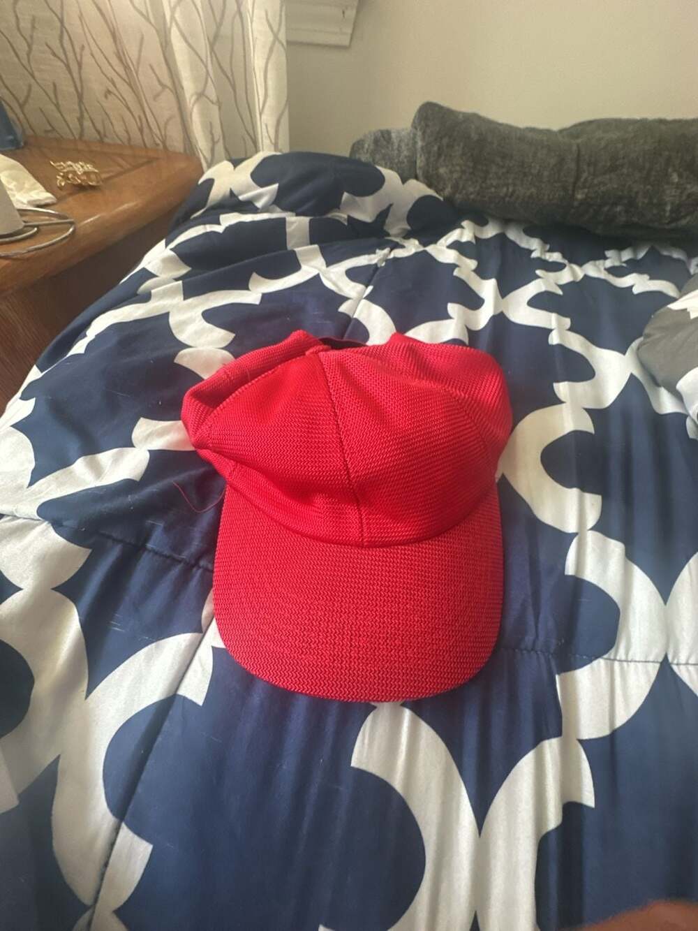 WearGuard Vintage Red Full Mesh Athletic Baseball Cap